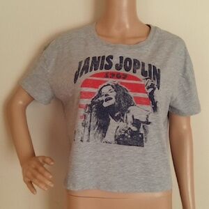 Janis Joplin 1969 Tee Cropped